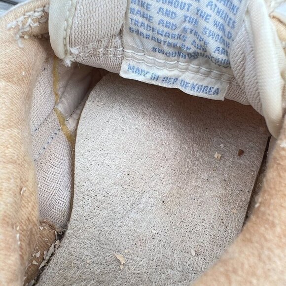 Vintage Nike Training Women's Size 5 Blue White Nylon Sneakers Made in Korea - Picture 10 of 12